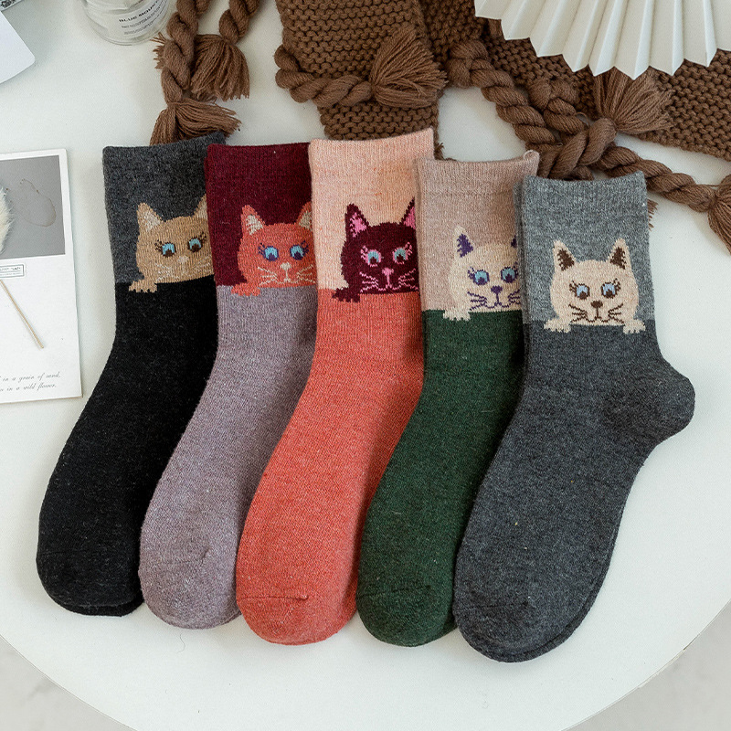 Cat-Themed Socks