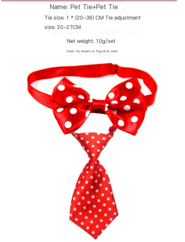 Christmas Dog Bow Tie