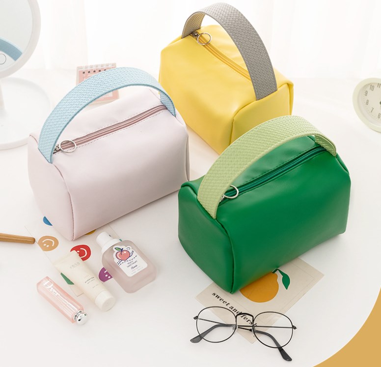 PU Makeup Bag Yellow
