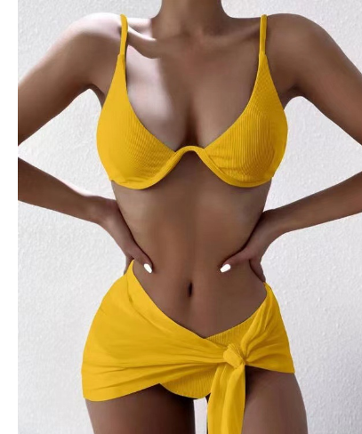 Ribbed High Cut Swim Set Image 5