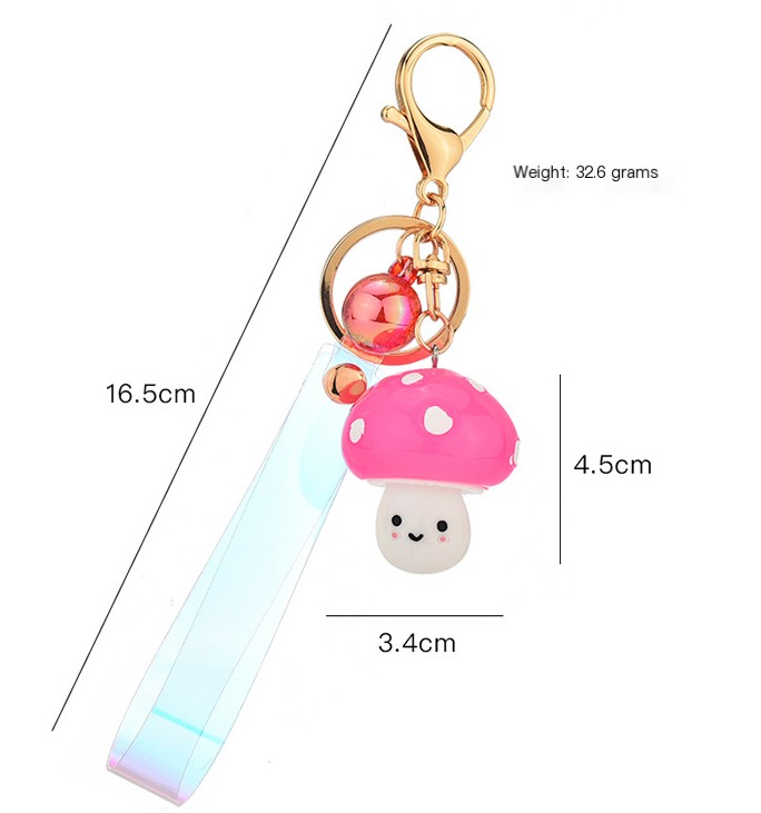 Mushroom Keychain