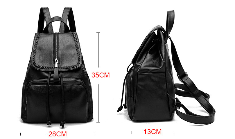 Leather Backpack Image 1
