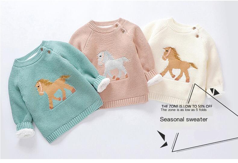 Girl's Knitted Sweater