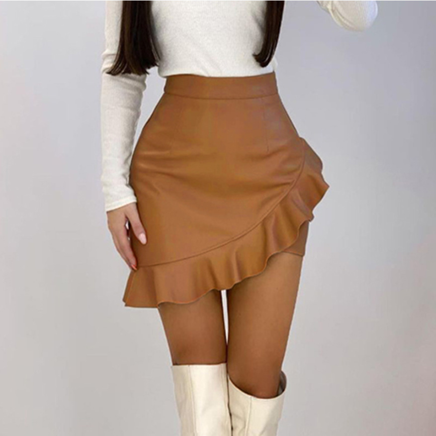 Black Leather Skirt
