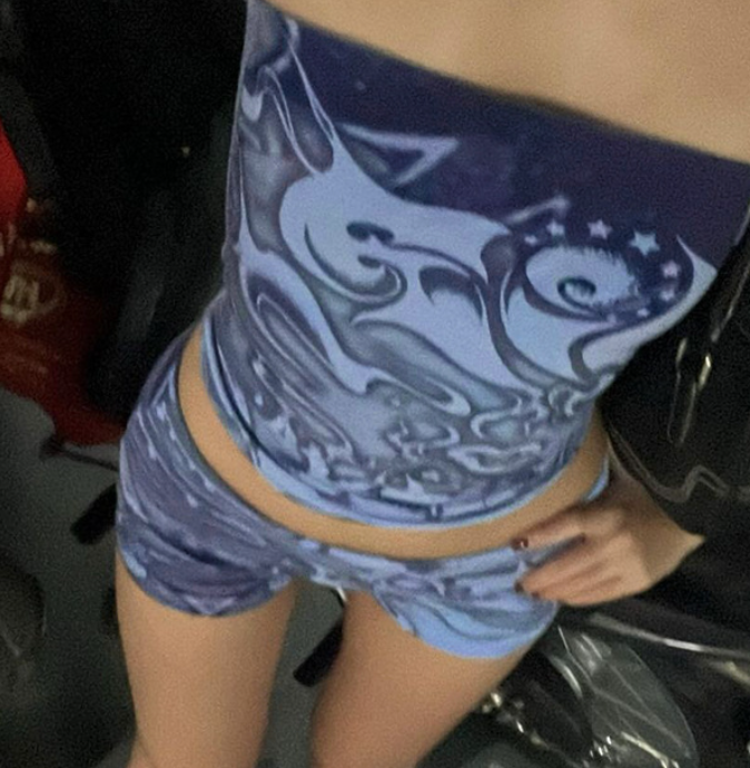 Abstract Print 2 Piece Set 11