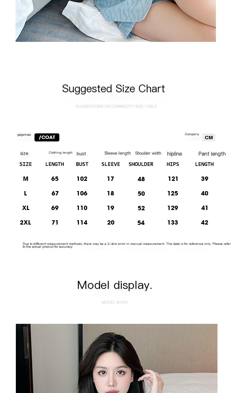 Short American Women's Pajamas - Vic