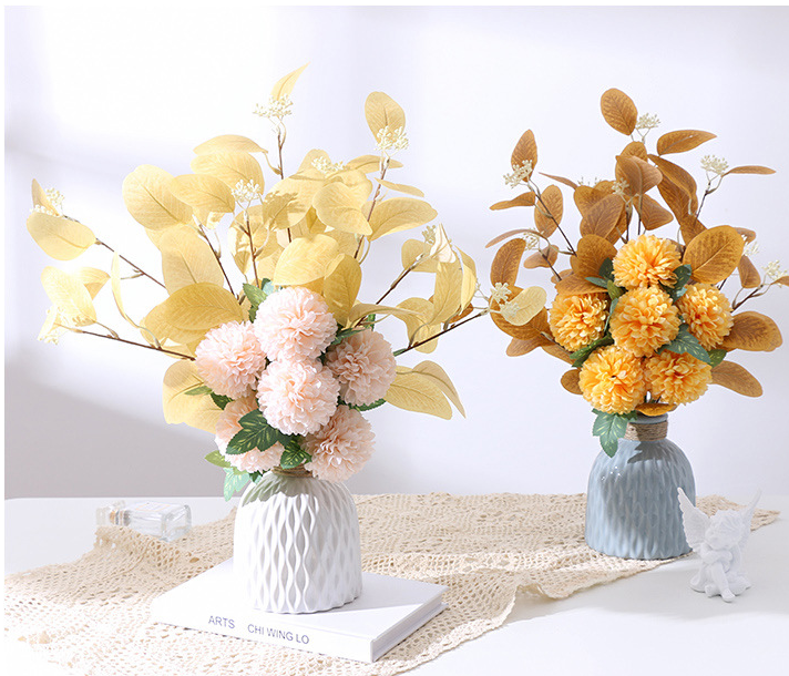 Faux Eucalyptus Leaf Bouquet 4