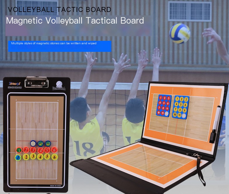 Tri-fold Volleyball Tactical Board