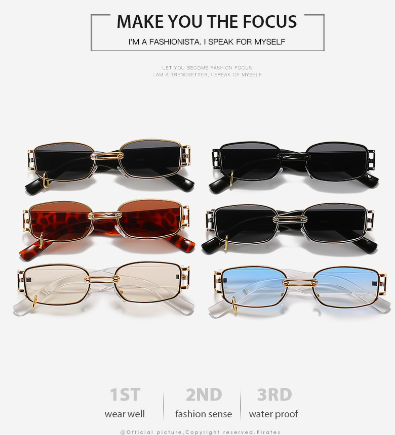 Gray lens sunglasses