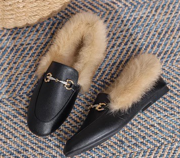 Plush Flat Loafers 1