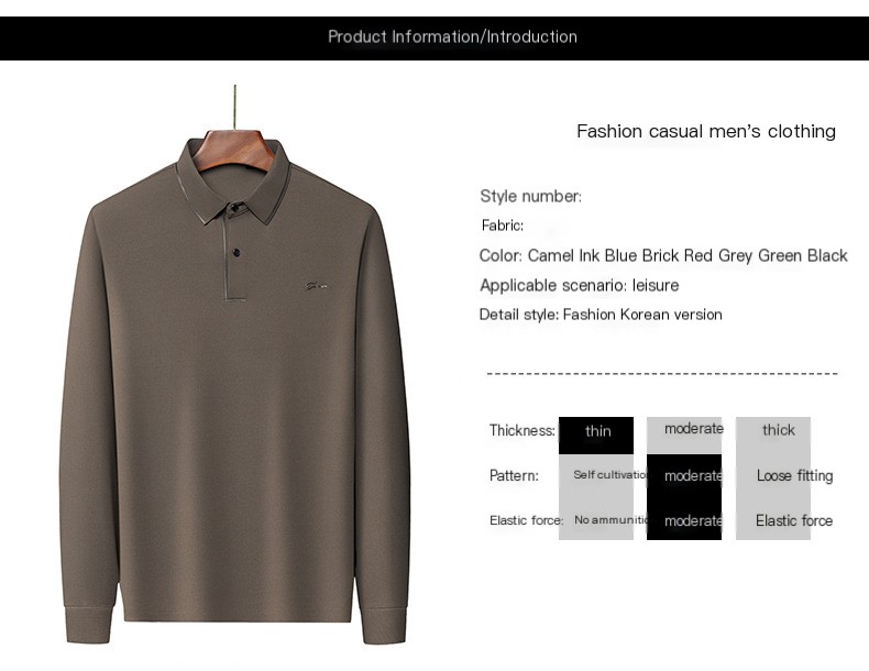 Long Sleeve Polo Shirt 2