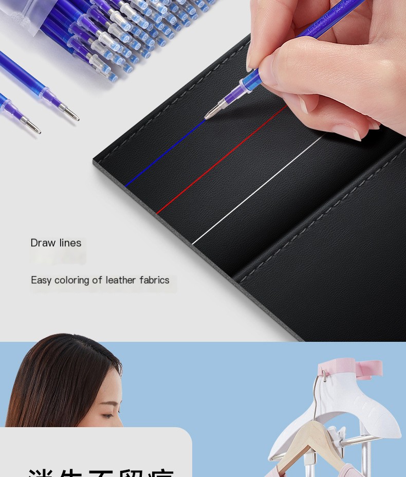 High-temperature disappearing pens