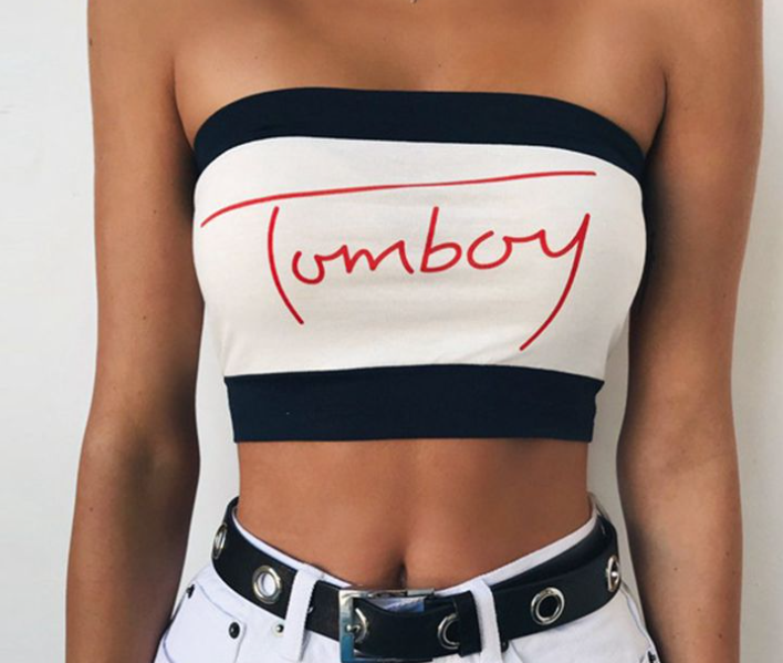 Stylish Printed Crop Top