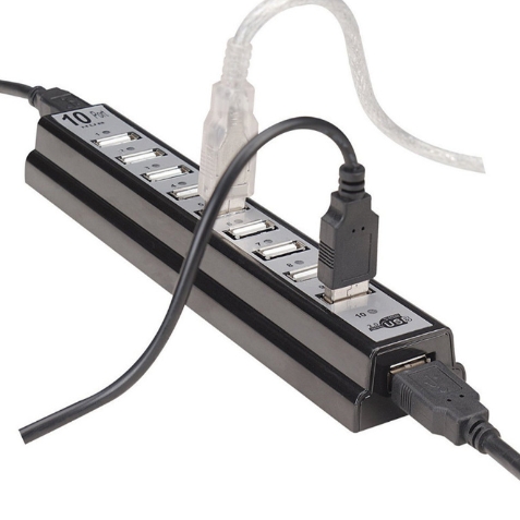 10-Port USB Hub Image 2