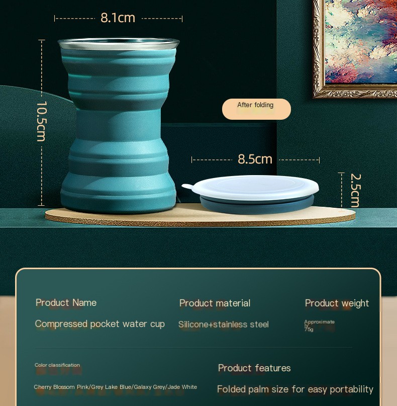 Silicone Folding Cup - Image 1