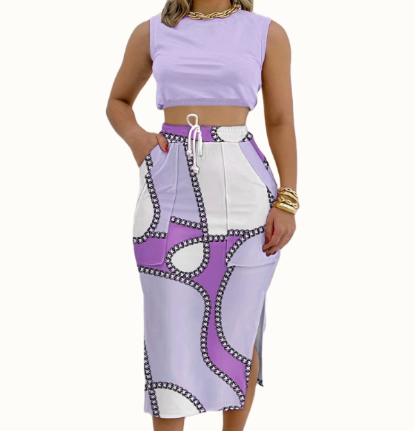 Stylish Slit Skirt