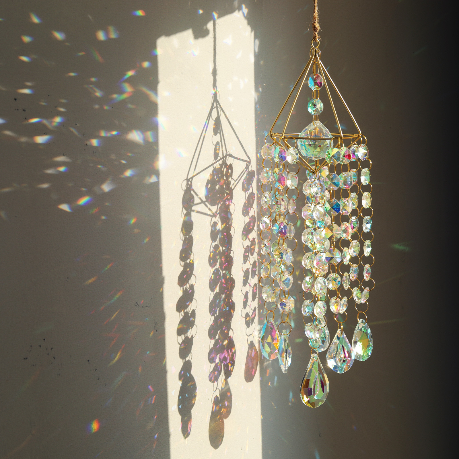 Golden Air Rack Solar Light Catcher