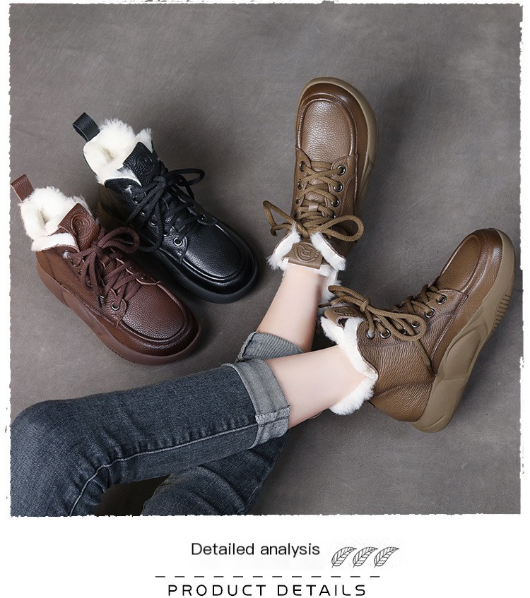 SAM Genuine Leather Ankle Boots Image 3