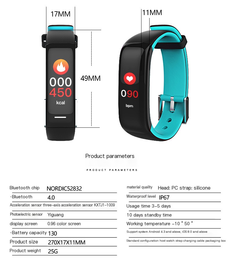 P1 Smart Bracelet 12