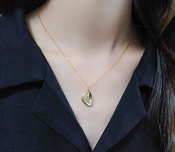 Gold Triangle Necklace