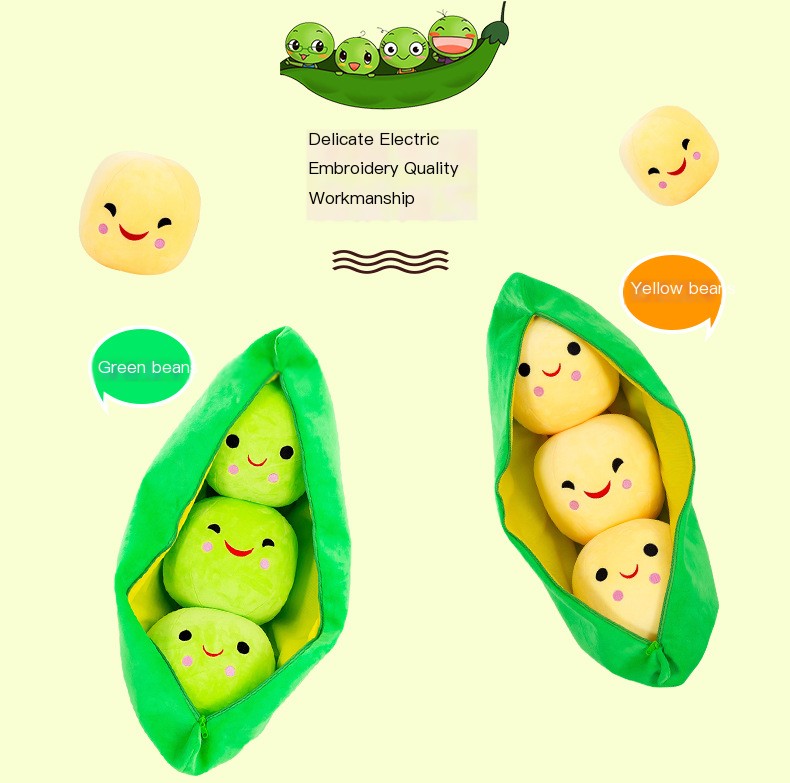 Pea Pod Plush Pillow 6