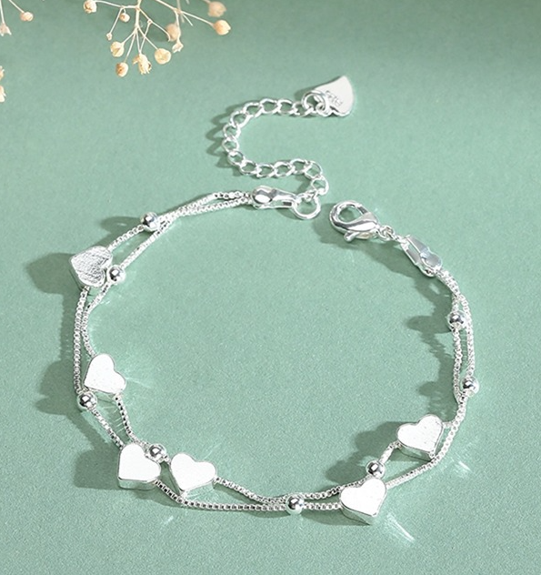 Heart Charm Bracelet Image 3