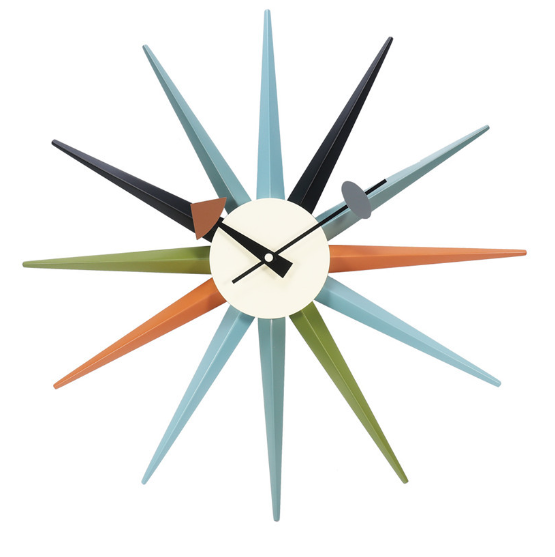 Sunburst Wall Clock Image 1