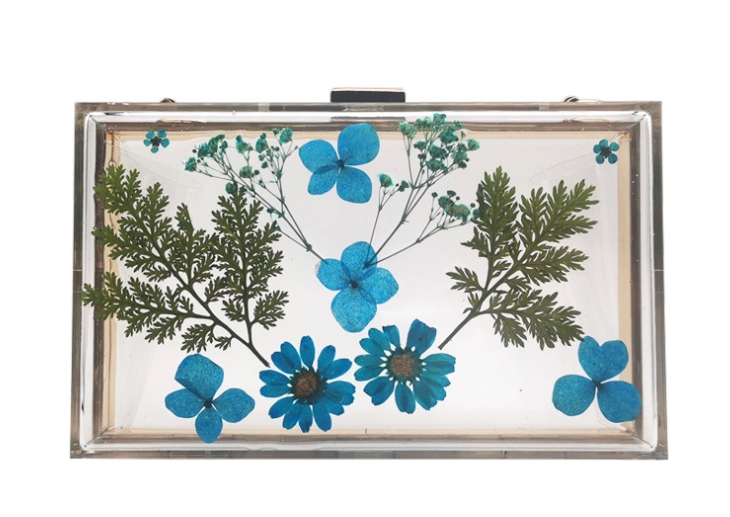 Acrylic Box Bag Blue