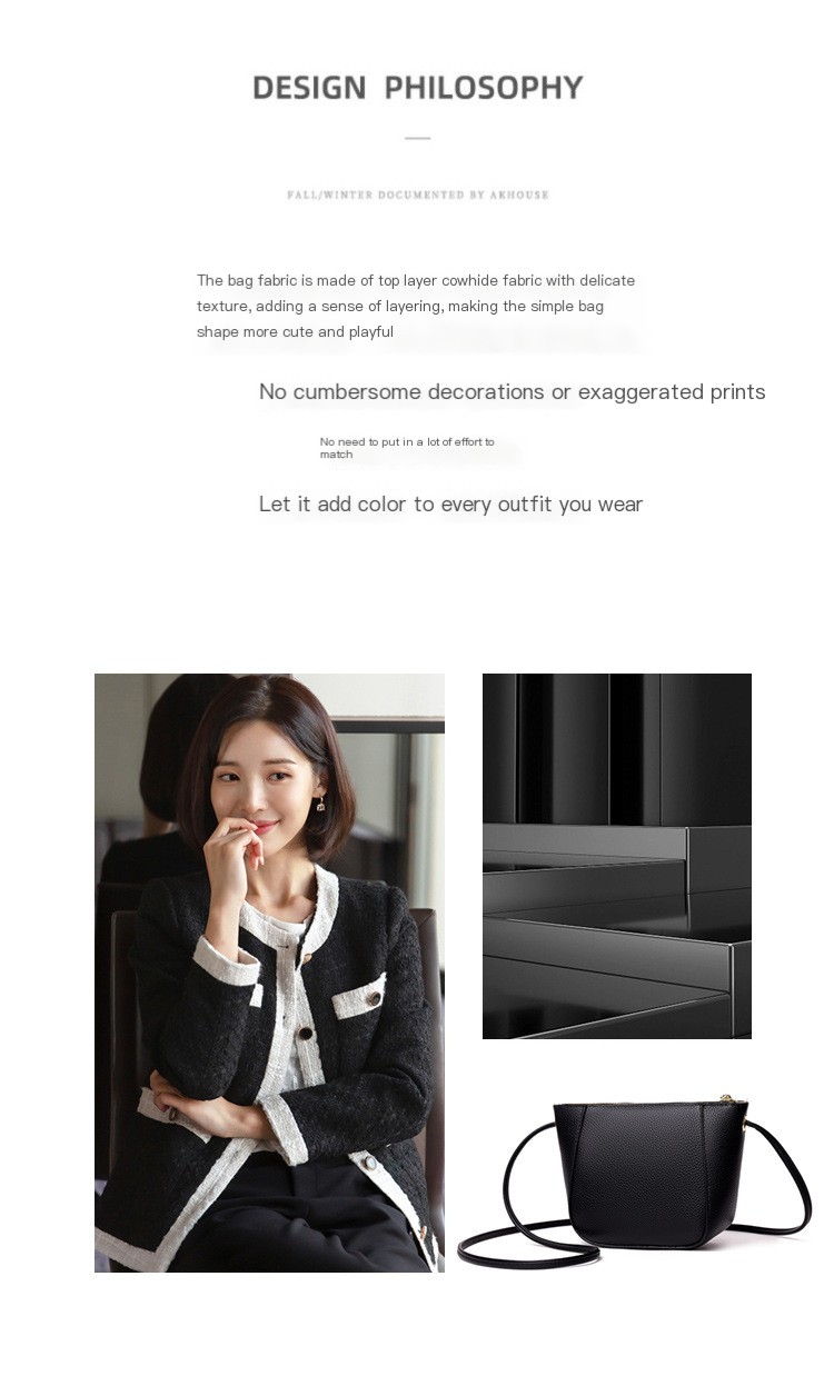 Cross-border women's small square bag image 3