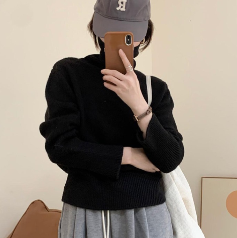 Cashmere Pullover Black