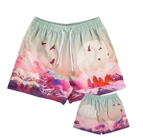 Young la mesh shorts - Blue Tree