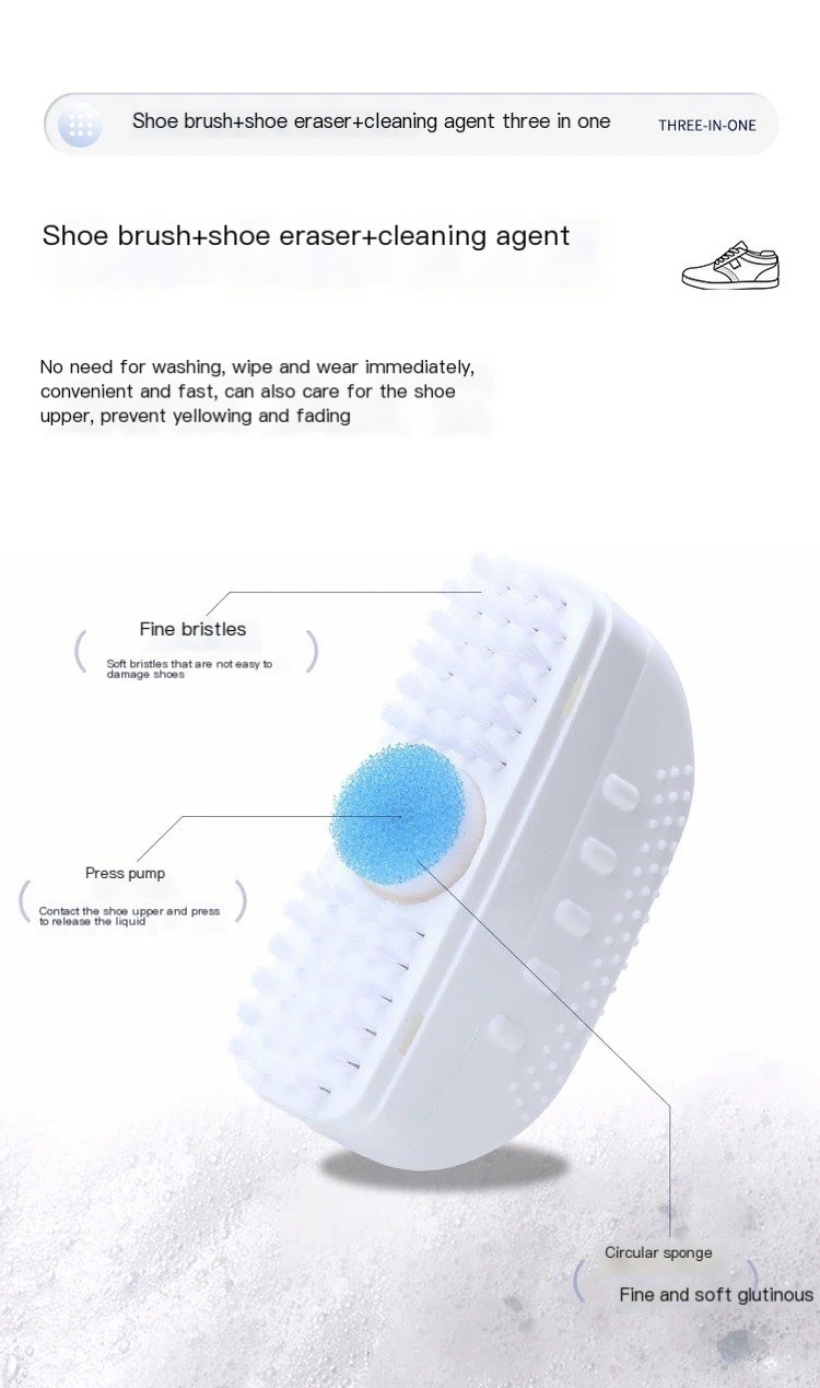 White shoe foam cleaner