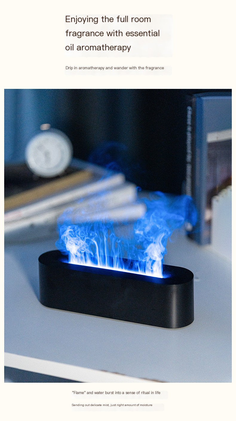 Colorful Flame Aromatherapy Humidifier