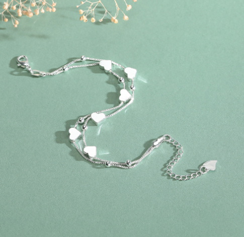 Heart Charm Bracelet Image 2