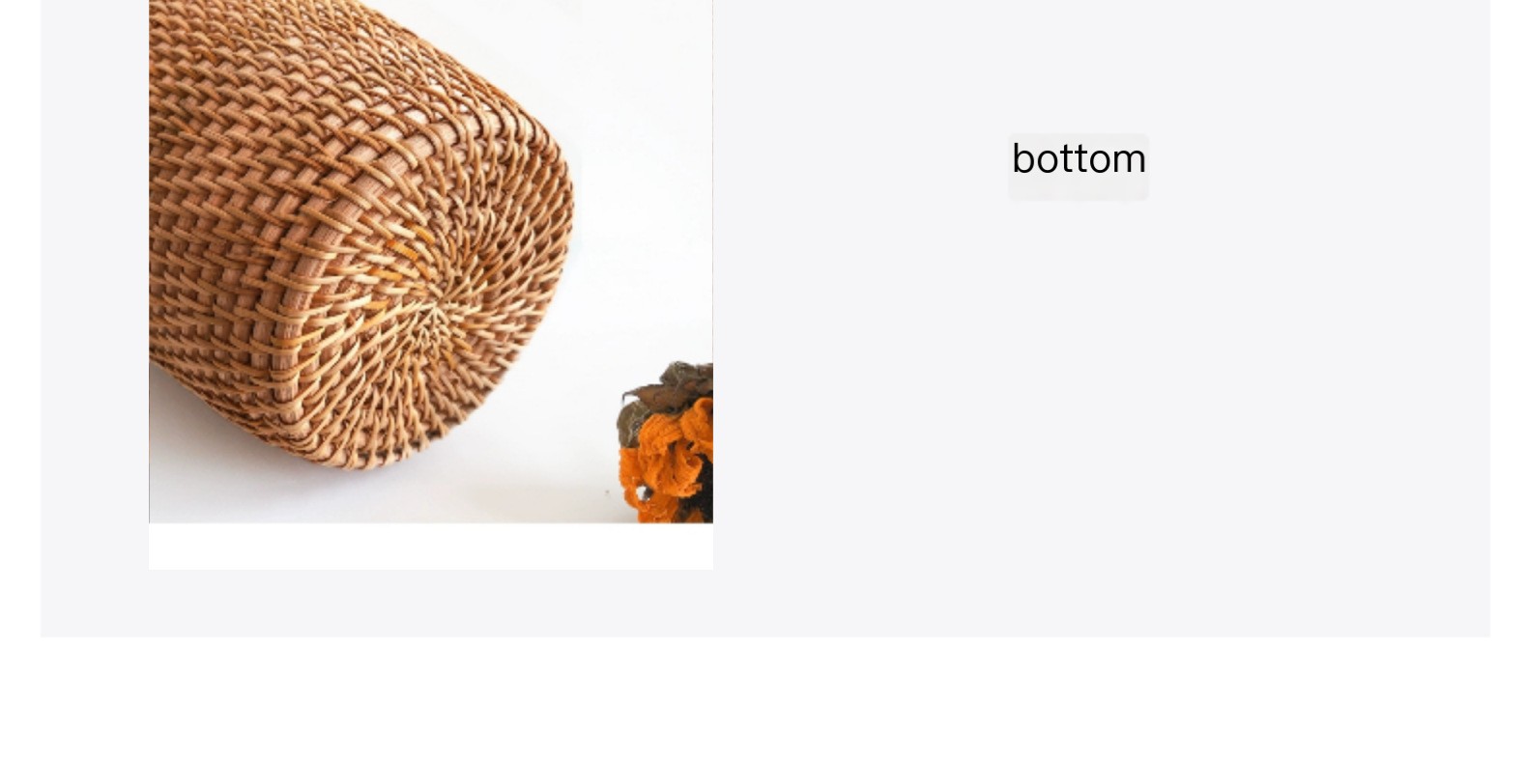 Elegant Rattan Vase