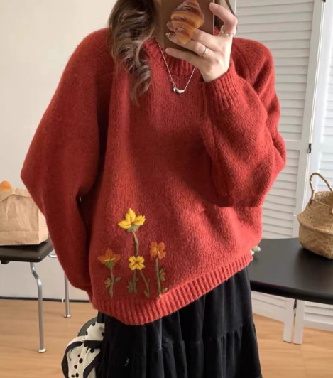 Pullover in Pink