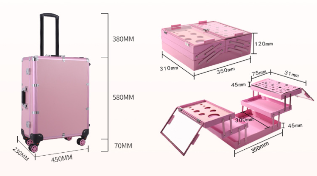 GlamTrek™: Pro Beauty Case