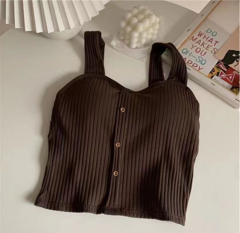 Cute Sleeveless Cropped Tank Top 3