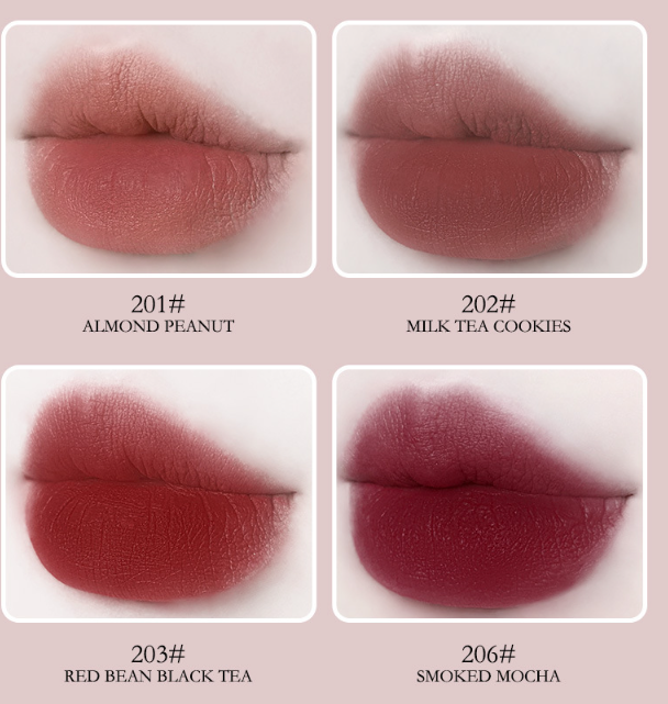 Soft Fog Matte Lip Lacquer Colors