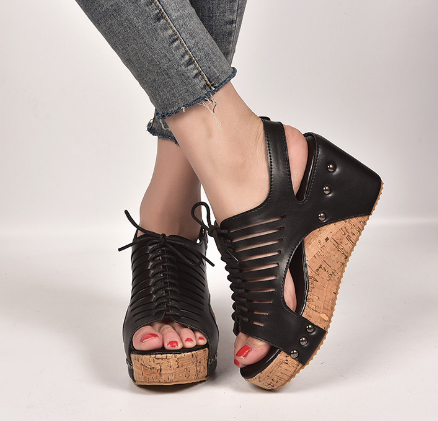 Fish Mouth Roman Sandals