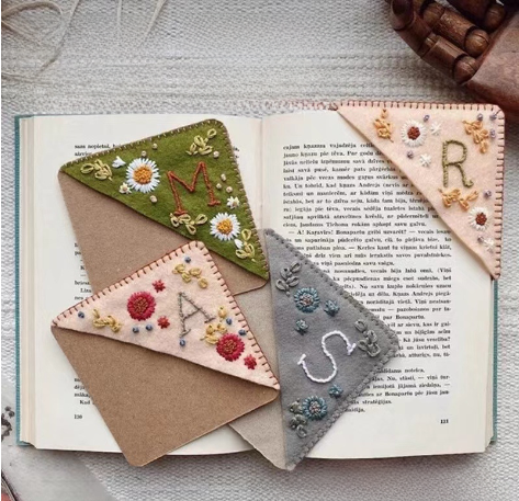 Embroidered Bookmark