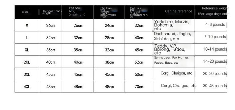 Puppy in blue raincoat