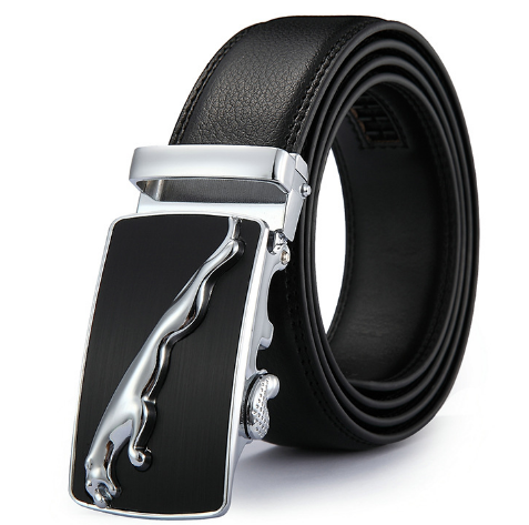 Men's Leather Belt Image 4