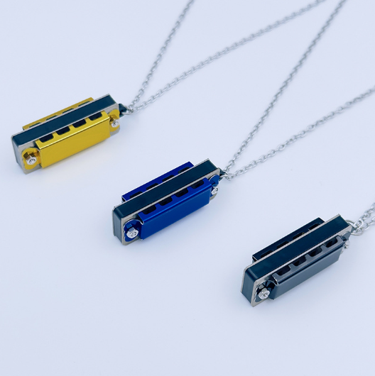 Mini Harmonica Necklace Image 3