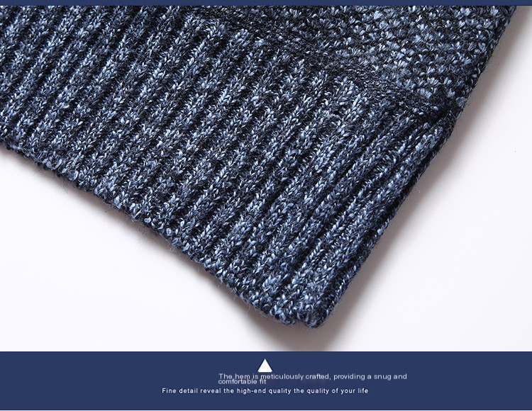 Men's Plush Knit Button Cardigan Sweater