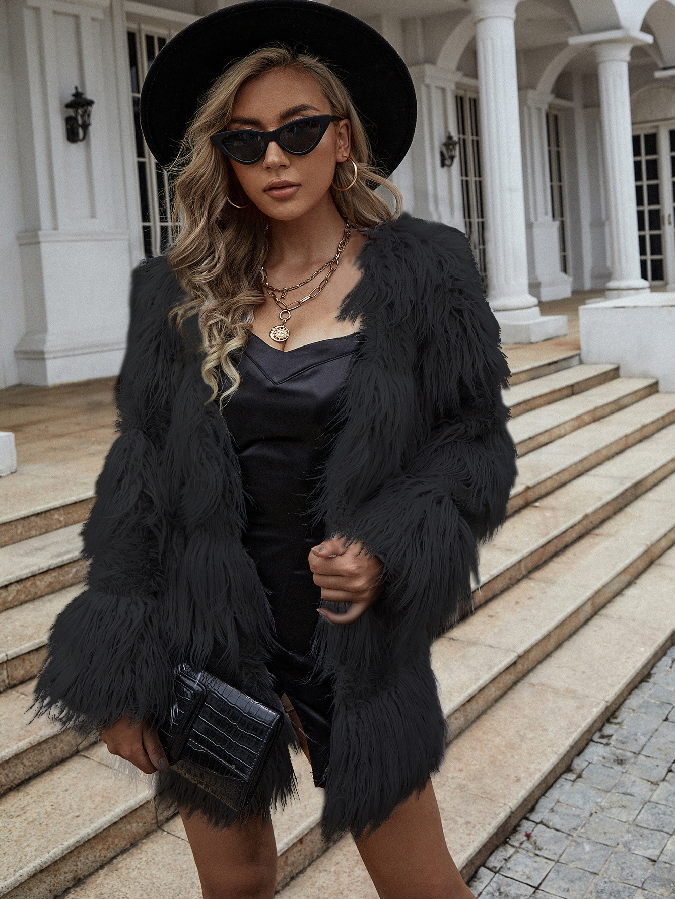 European and American Winter Furry Coat 6