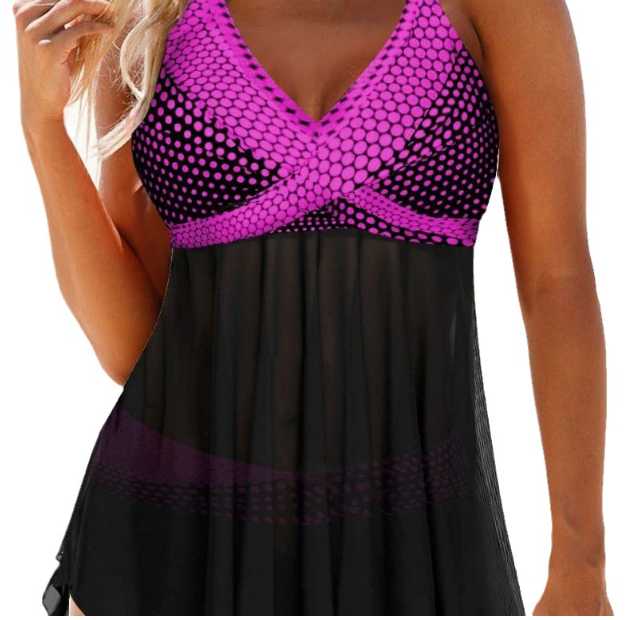 V-Neck Sequined Dress Detail