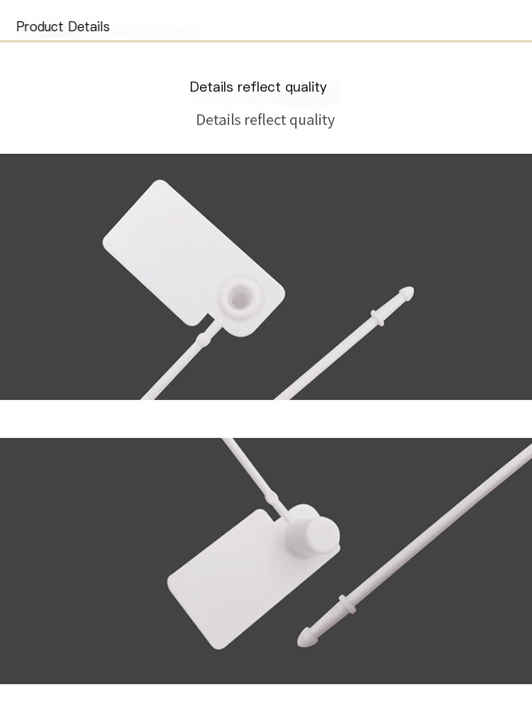 Disposable shoes and clothing anti-theft buckle anti-return tag plastic seal anti-disassembly anti-drop anti-adjustment buckle anti-counterfeiting