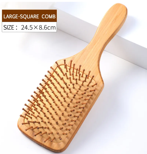 Contact Now Bamboo Hair Comb with Air Cushion image