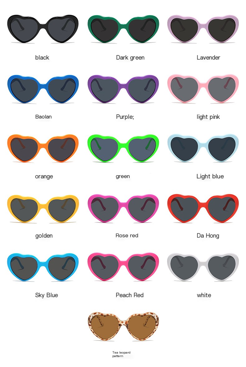 Heart-shaped Sunglasses Style 5